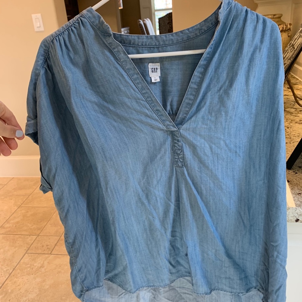 Gap Relaxed Fit Denim Shirt